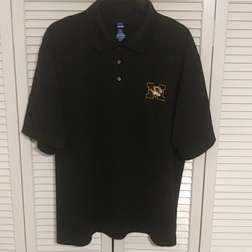 NCAA Missouri Tigers knit polo golf shirt